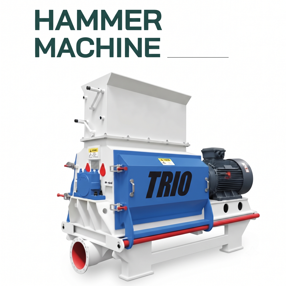 Trio Hammer 65 X 100 (75Kw- 2880 Rpm) 2 To 2.5 Tph Category - Color: White