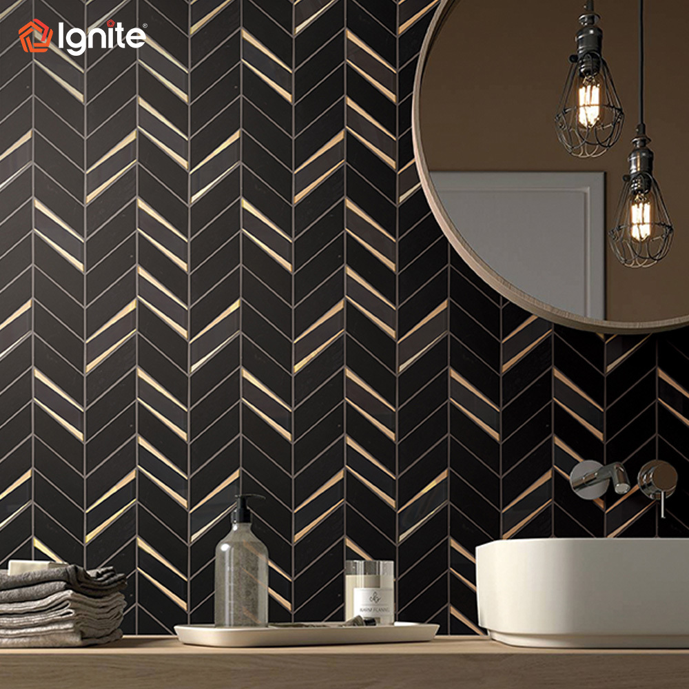 Press Vitrified Tiles - Color: Gold