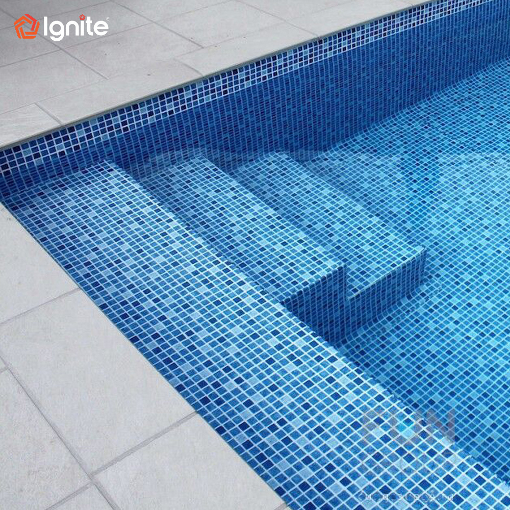 Swimming Pool Mosaic Tiles - Color: Blues