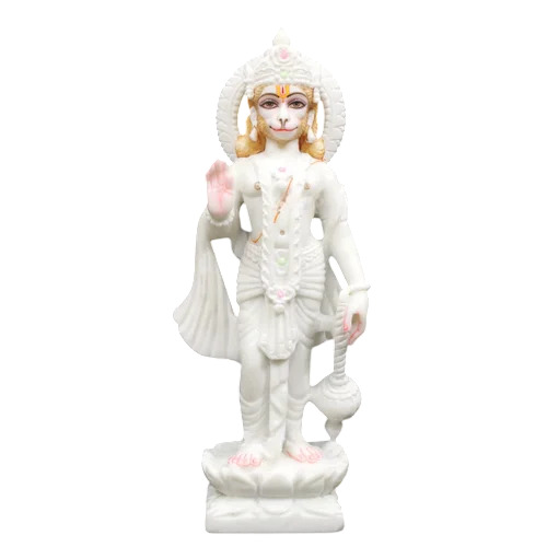 Marble Hanuman Ji Statues - Color: White
