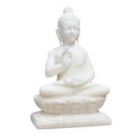 White Marble Buddha Statue - Feature: Easy To Clean