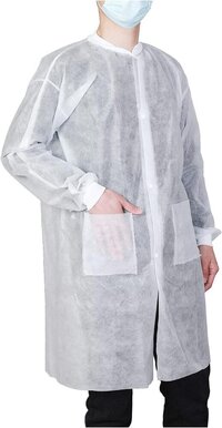 Disposable Lab Coat - Color: White