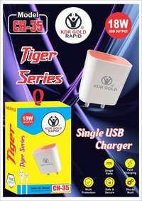 Rapid 18w Type-c Charger - Body Material: Abs Plastic