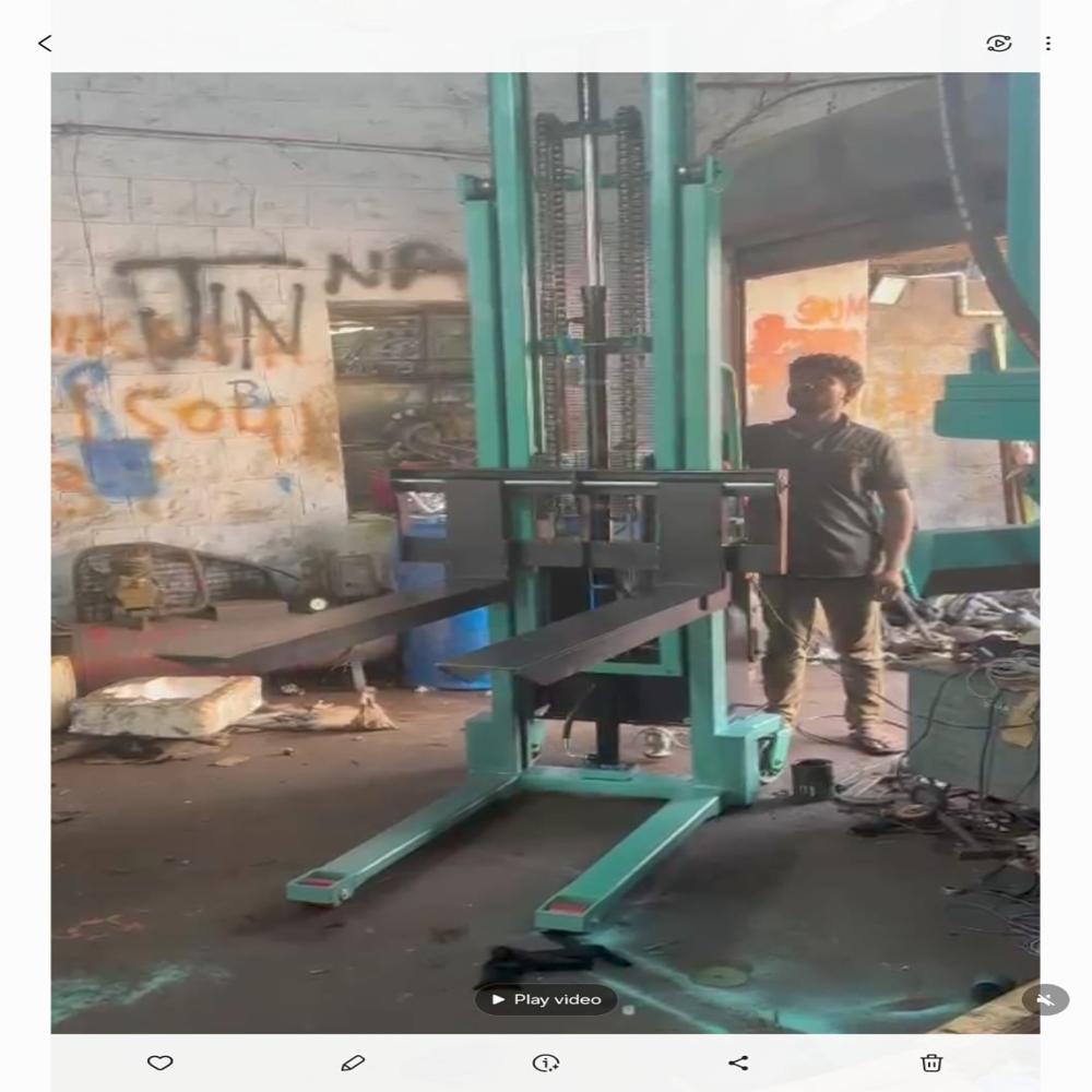 12 feet Semi Electri Stacker Current Operated