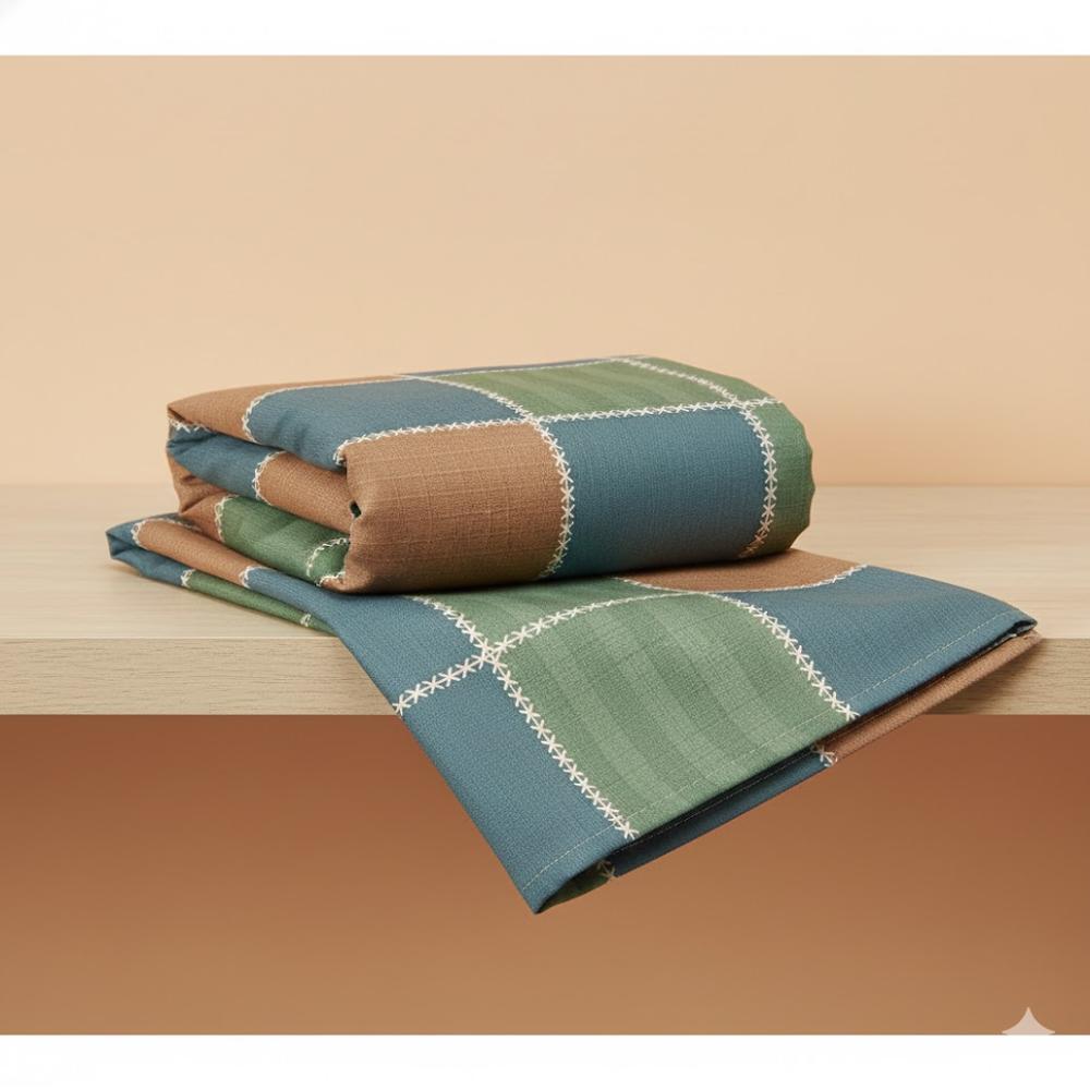 Large checkered pattern Fabric