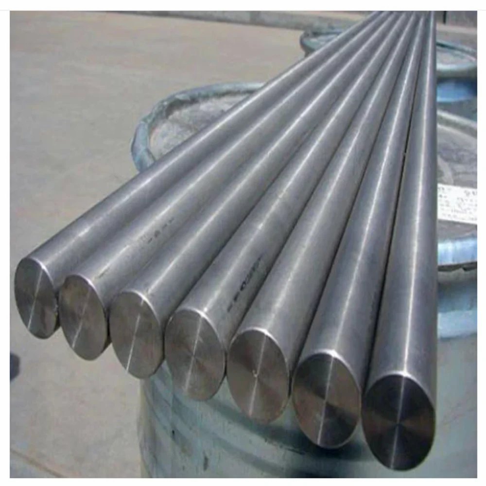 Titanium Grade 9 Round Bar - Silver Finish , Polished Surface For Enhanced Aesthetics And Durability In Structural Applications