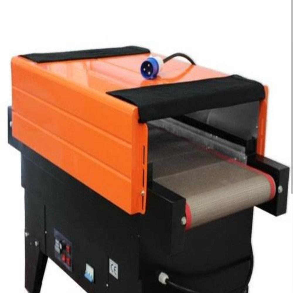 Shrink Wrap Chamber Machine - Plastic, 1250x740x670mm, Transparent | Semi-automatic, 8 Pcs/min Capacity, Human Machine Interface Control, 1 Year Warranty