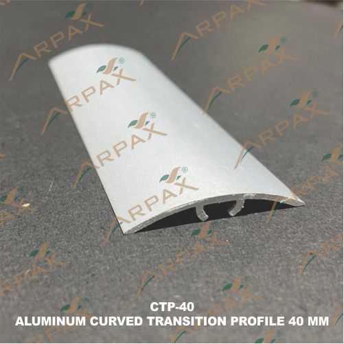 Ctp-40 Aluminum Curved Transition Profile - Color: White