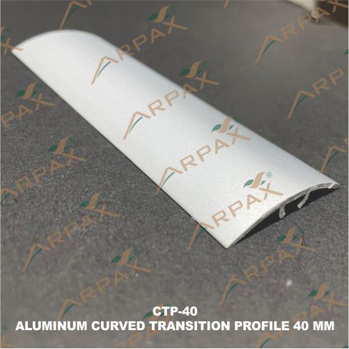 Ctp-40 Aluminum Curved Transition Profile - Color: White