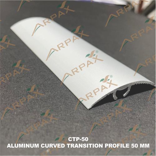 Ctp-50 Aluminum Curved Transition Profile - Color: White