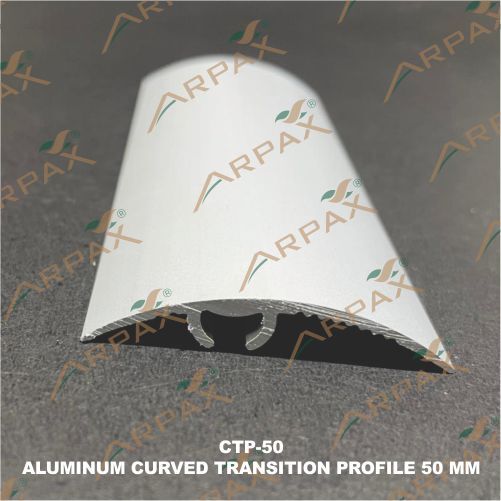 Ctp-50 Aluminum Curved Transition Profile - Color: White
