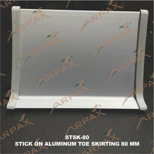 Stsk-80 Stick On Aluminum Toe Skirting - Color: Silver