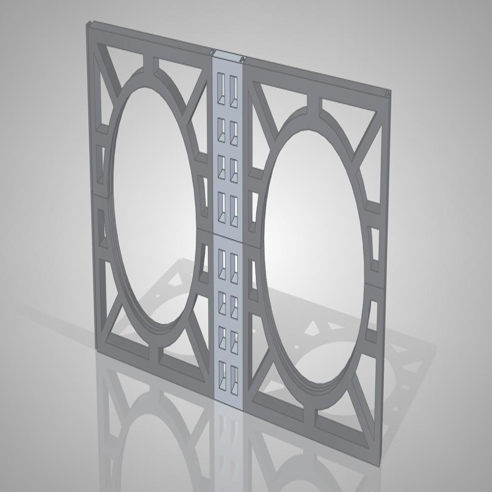 Pvc Base And Intermediate Spacer - Color: Grey