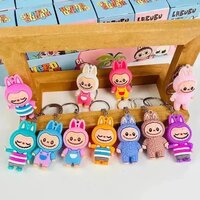Labubu Keychain - Body Material: Pvc (polyvinyl Chloride) Rubber