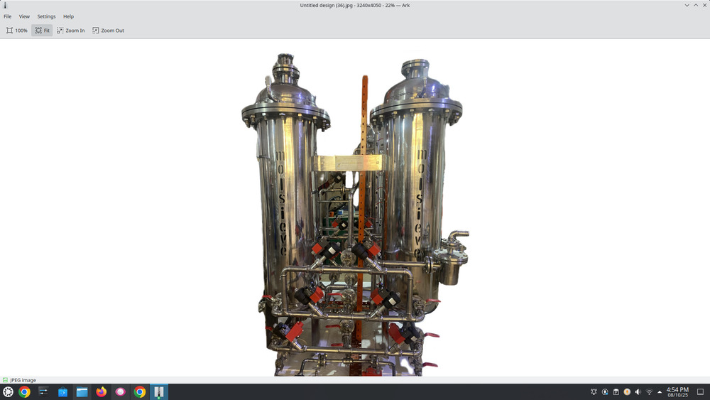 Gas Purification Unit - Dimension (L*W*H): 450 Mm A 300 Mm A 250 Mm Millimeter (Mm)