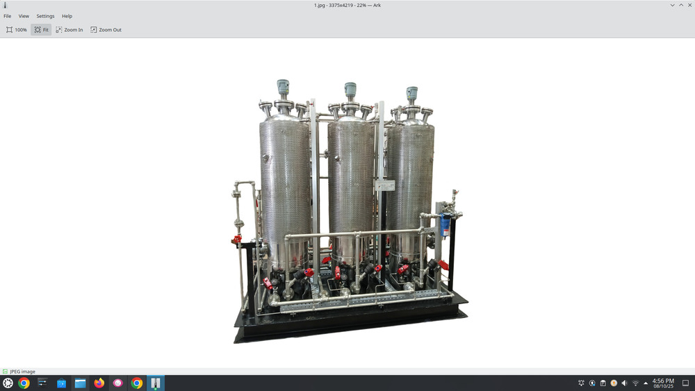 Hydrogen Gas Purification Unit - Dimension (L*W*H): 1200 Mm A 800 Mm A 1500 Mm Millimeter (Mm)
