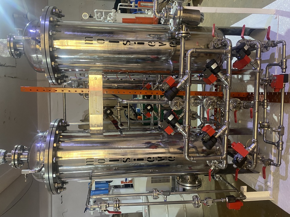 Hydrogen Gas Purifier Unit - Dimension (L*W*H): Approx. 1200 Mm A 800 Mm A 1500 Mm Millimeter (Mm)