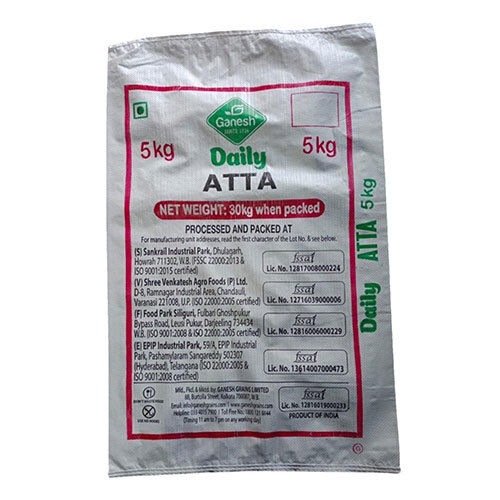 Pp Atta Bag - Color: White