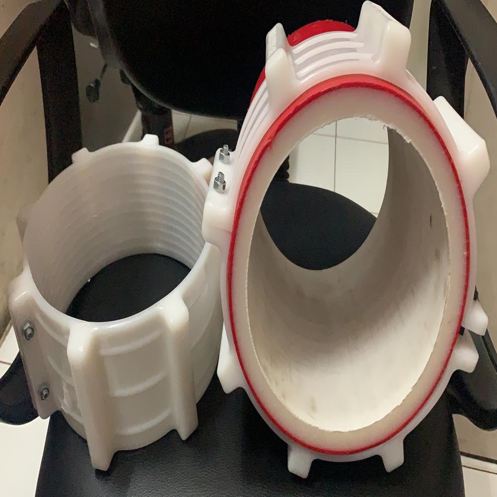 Pipe Roller Spacer - Color: Orange