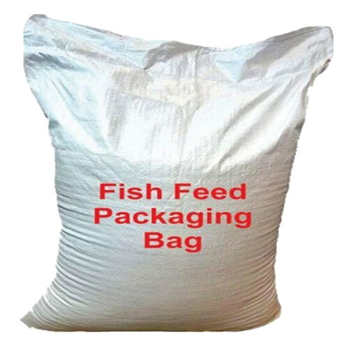 Pp Fish Feed Bag - Color: White