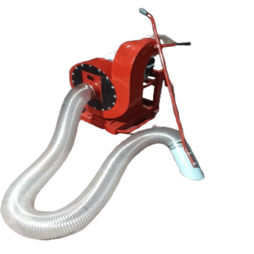 Leaf Collector- Stationary Machine - Engine Operated - Cutter Type: Metal Blade