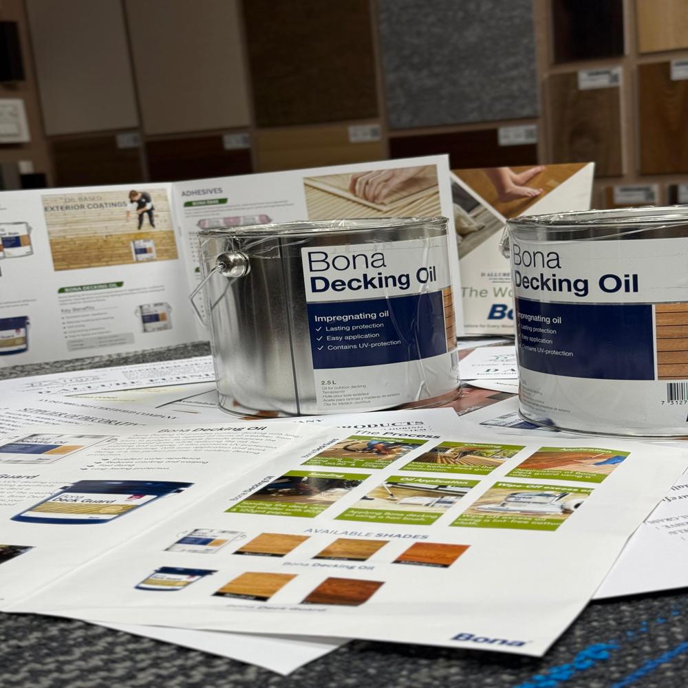 Bona Decking Wood Oil/ Furniture Oil Water-Repellent Wood Treatment for Outdoors