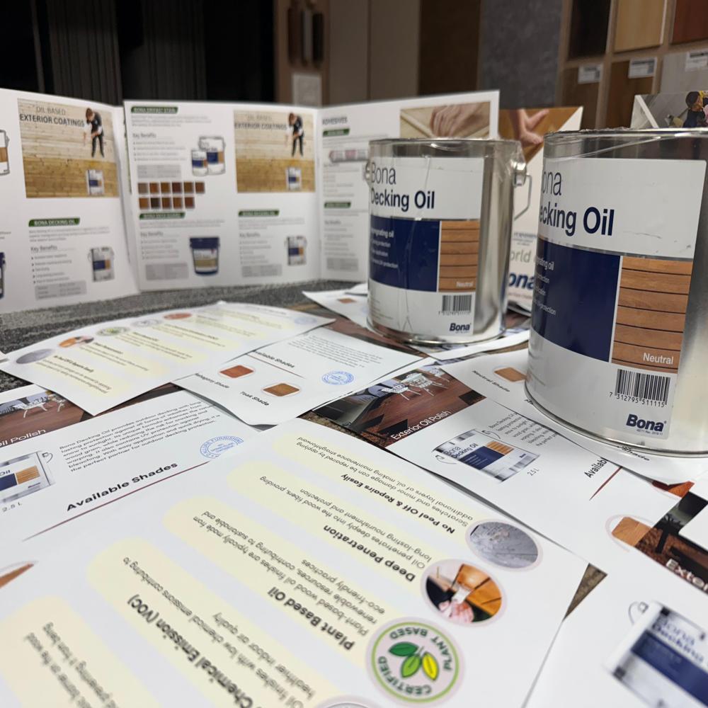 Bona Decking Wood Oil/ Furniture Oil Water-Repellent Wood Treatment for Outdoors