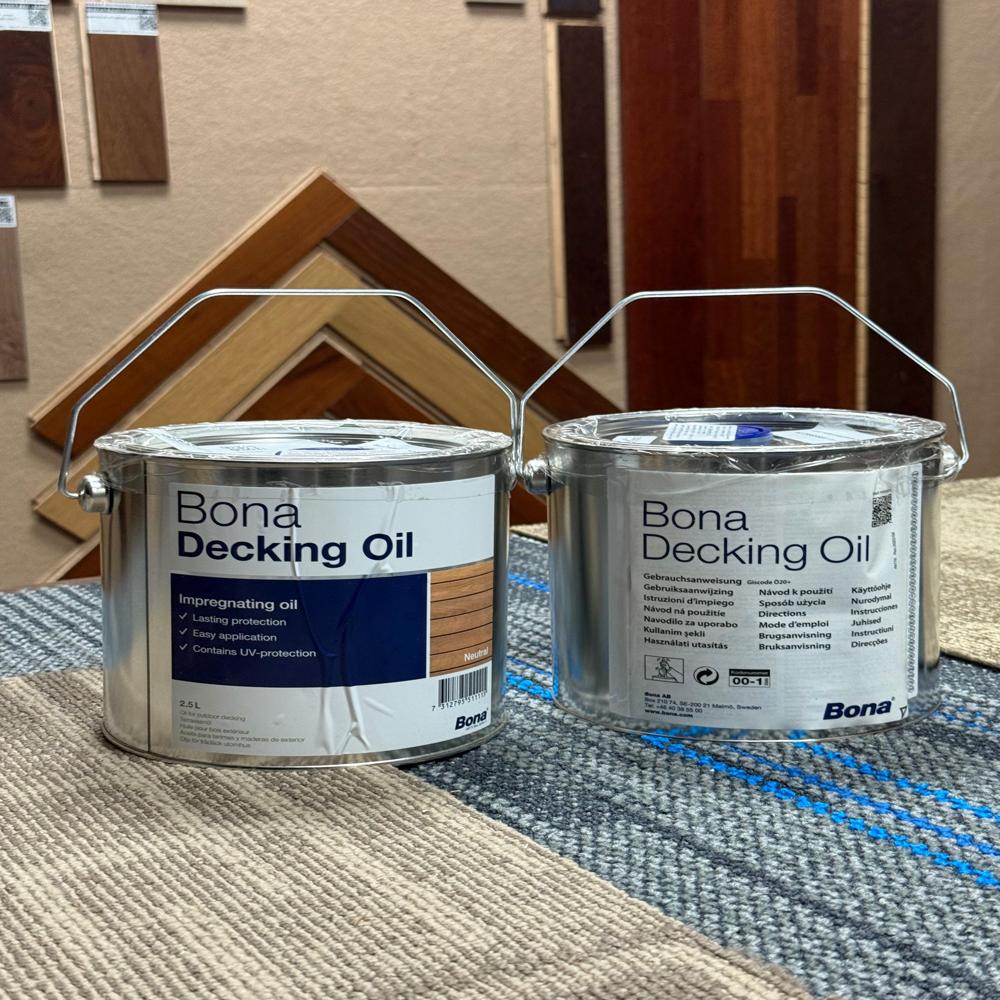Bona Decking Wood Oil/ Furniture Oil Water-Repellent Wood Treatment for Outdoors
