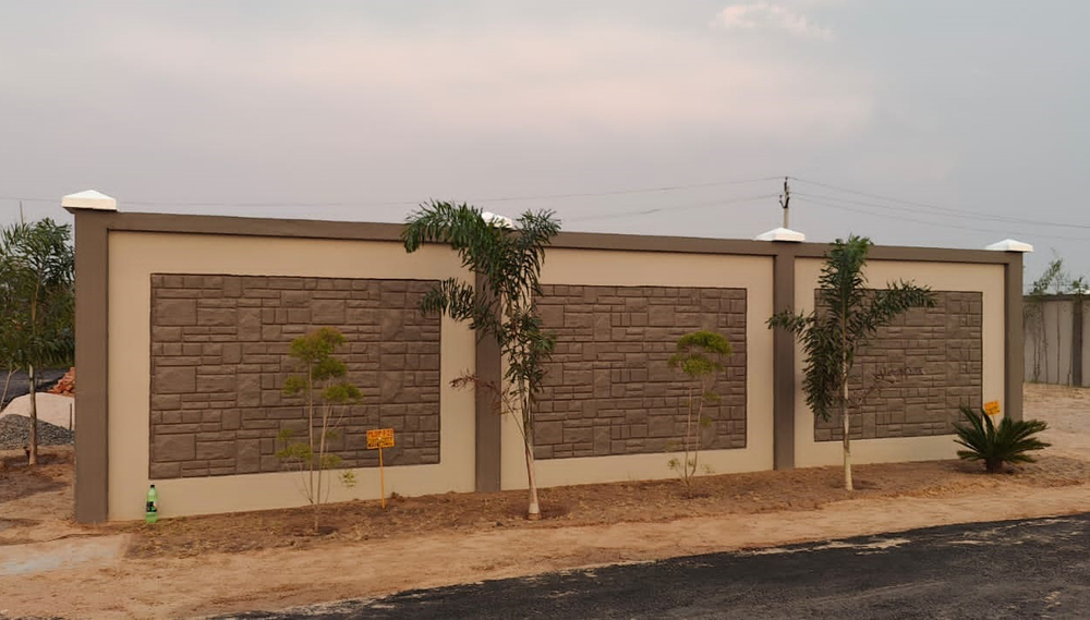 Rcc Single Piece Colored Boundary Wall