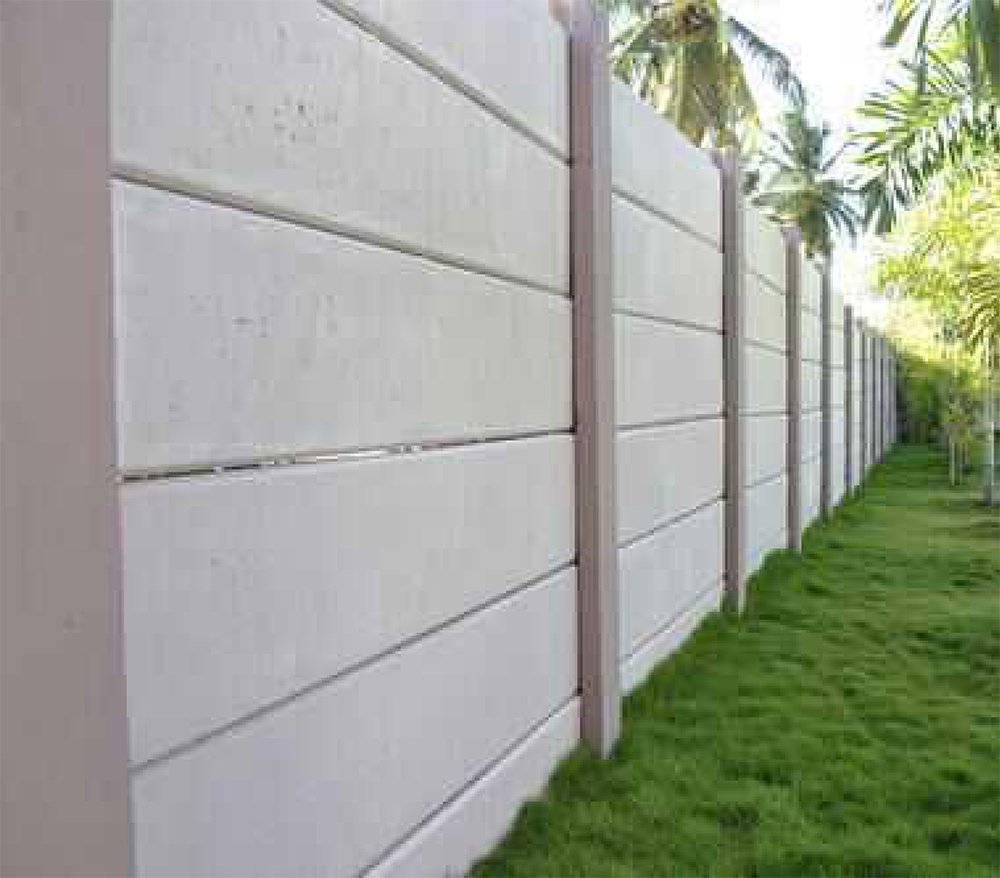 Prestressed Precast Boundary Wall