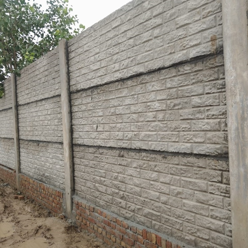 Prestressed Heavy Precast Boundary Wall - Feature: Fast Installation
