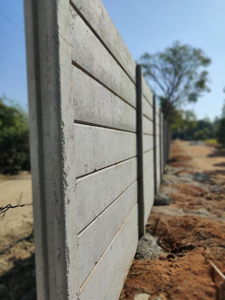 Prestressed Heavy Precast Boundary Wall