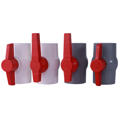 Rpvc Solid Ball Valve - Color: Grey