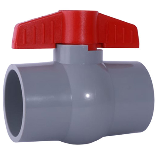 Rpvc Solid Ball Valve - Color: Grey