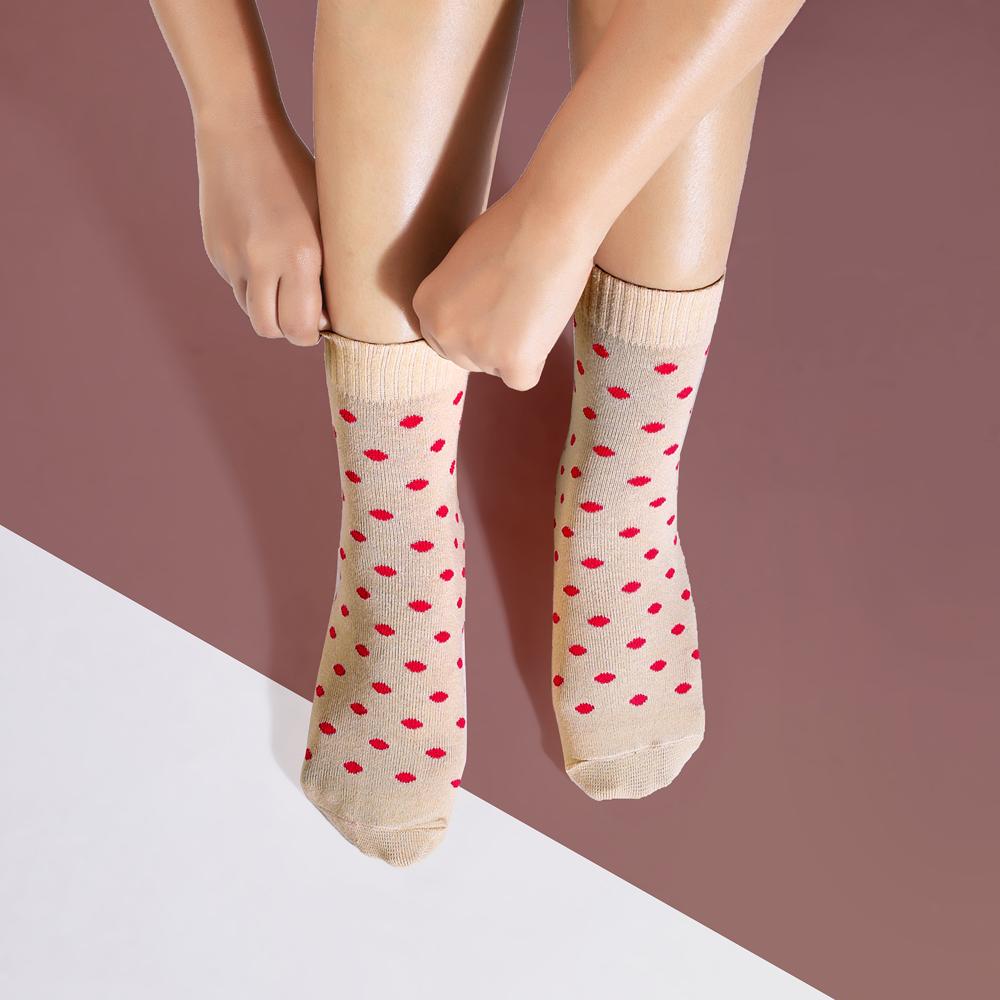 Wyse Ladie'S Ankle Sock 1Pc - Design: Printed