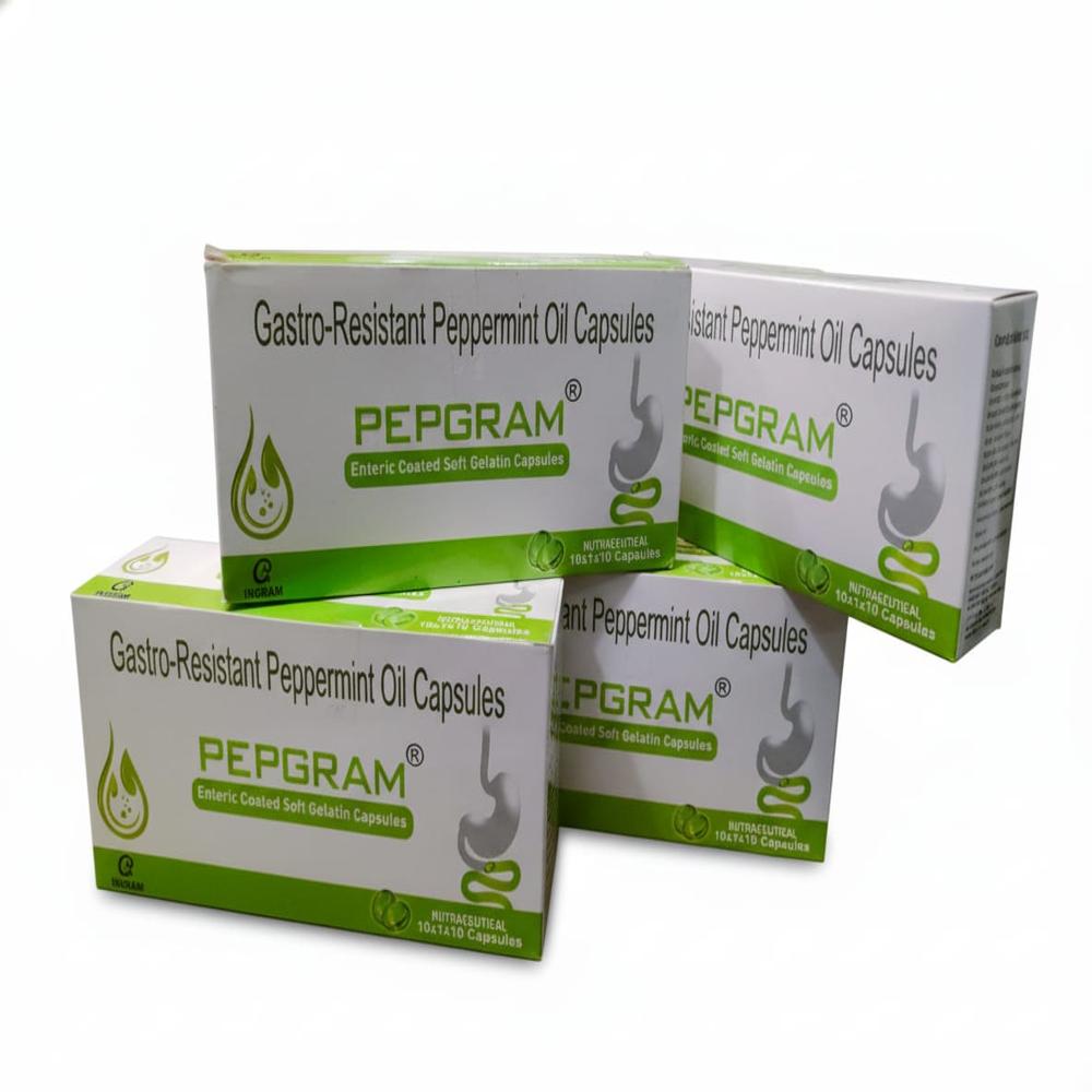 Pepgram Enteric Coated Peppermint Oil Capsules