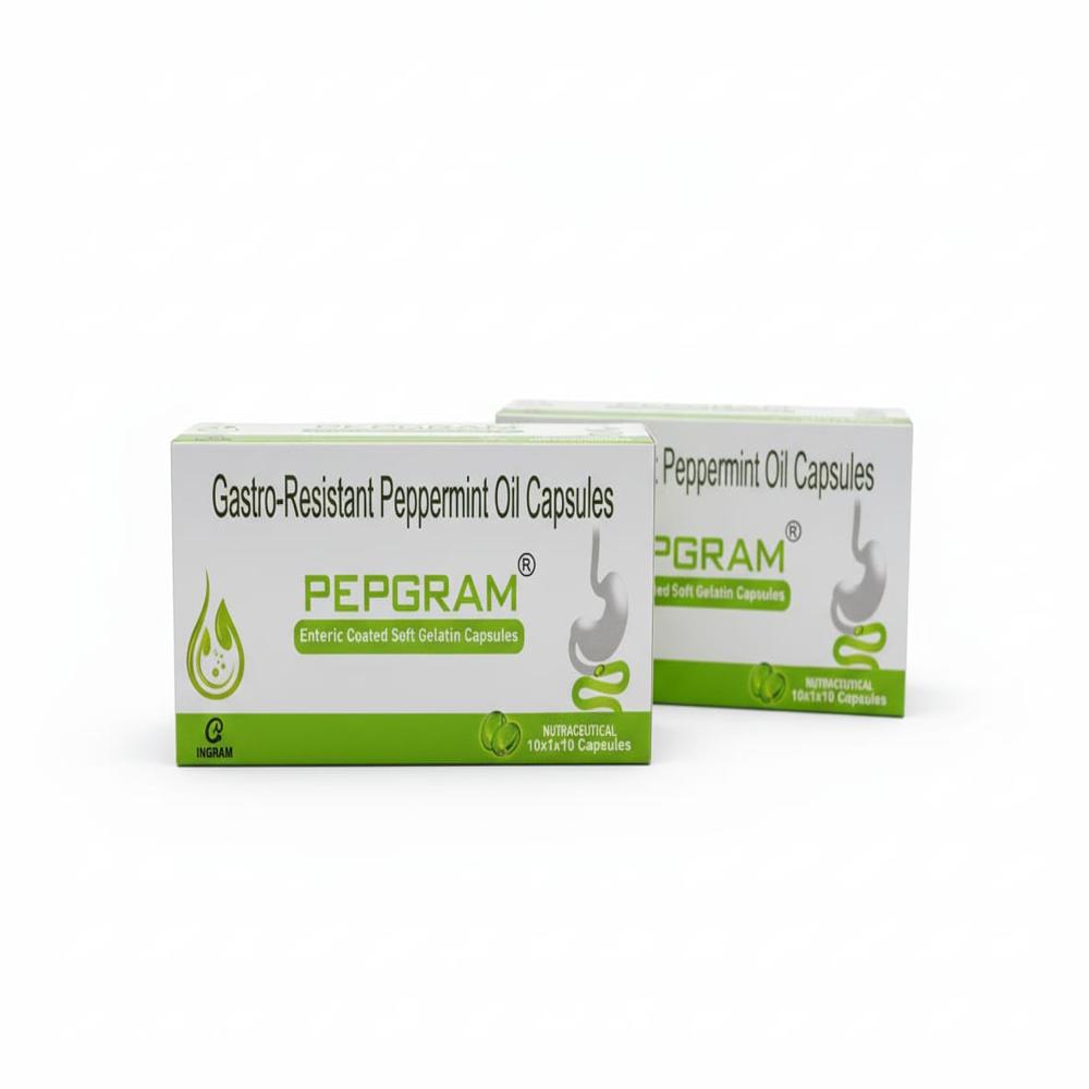 Pepgram Enteric Coated Peppermint Oil Capsules