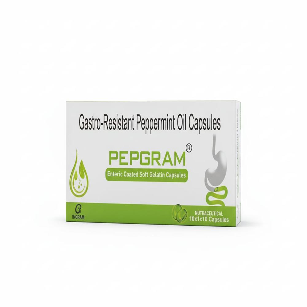 Pepgram Enteric Coated Peppermint Oil Capsules