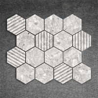 Smoke Hex Nexa Tiles - Color: Grays