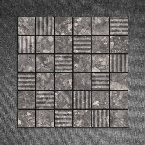 Smoke Square Nexa Tiles - Color: Blacks