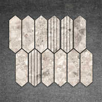 Ivory Picket Nexa Tiles - Color: Grays