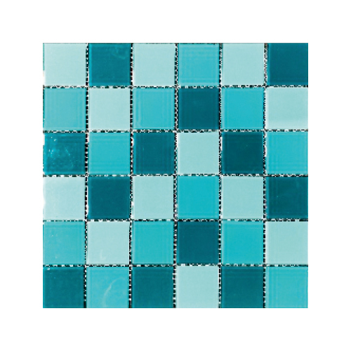 Hp - 2067 Crystal Glass Swimmingpool Series Tiles - Color: Blues