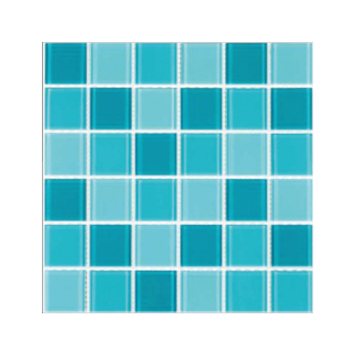 Hp - 2066 Crystal Glass Swimmingpool Series Tiles - Color: Blues