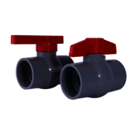 PVC  Solid Ball Valve