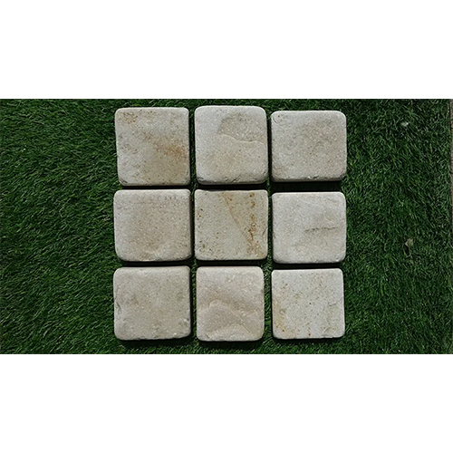 Rice White Sandstone Tumb Cobbles