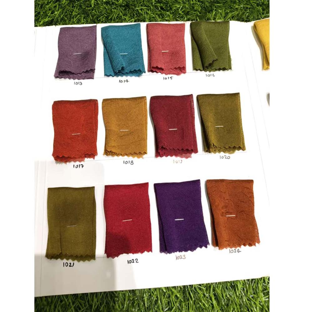 Premium Crush Cotton Work Fabric for Sarees & Dresses | Plain Crush Work