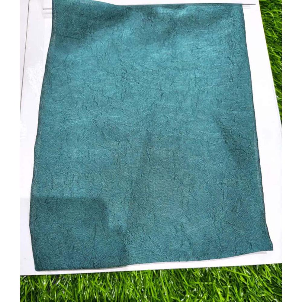 Premium Crush Cotton Work Fabric for Sarees & Dresses | Plain Crush Work