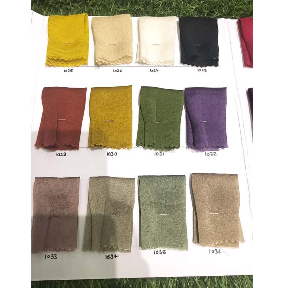 Premium Crush Cotton Work Fabric for Sarees & Dresses | Plain Crush Work