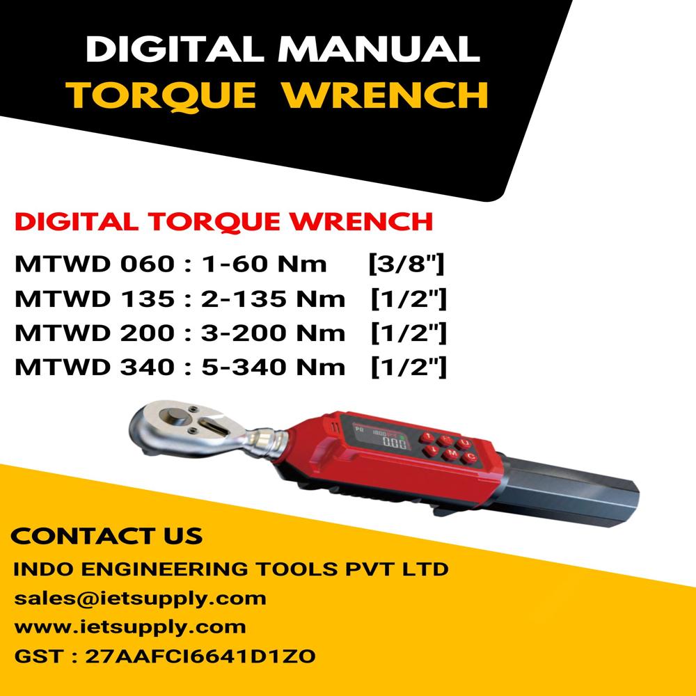 Digital Torque Wrench - Material: Stainless Steel