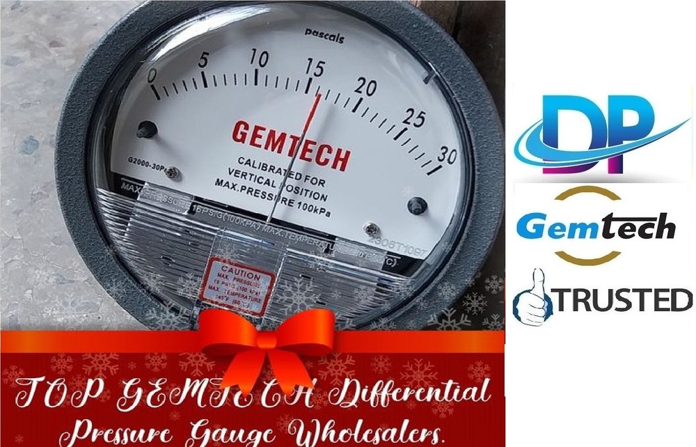 GEMTECH ! Differential Pressure Gauge Distributor For Damji Shamji Industrial Complex Kurla Maharashtra 400070
